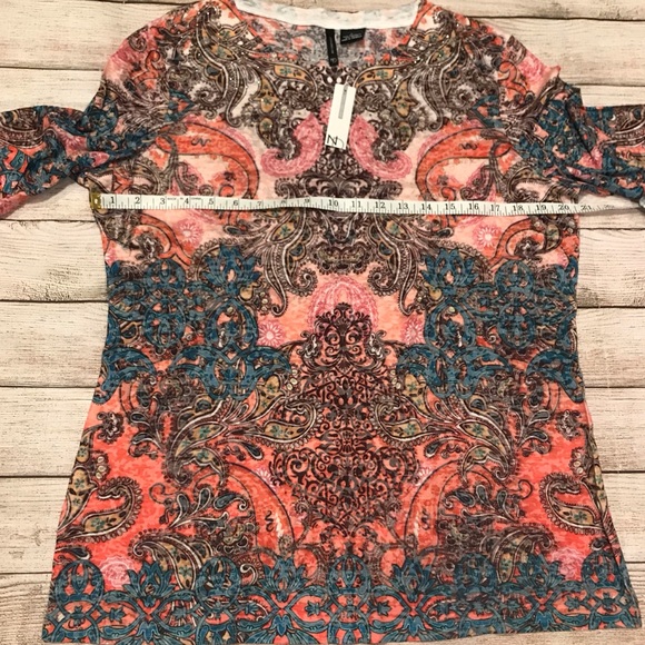NWT New Directions Long Sleeve Top Size L - Picture 7 of 7
